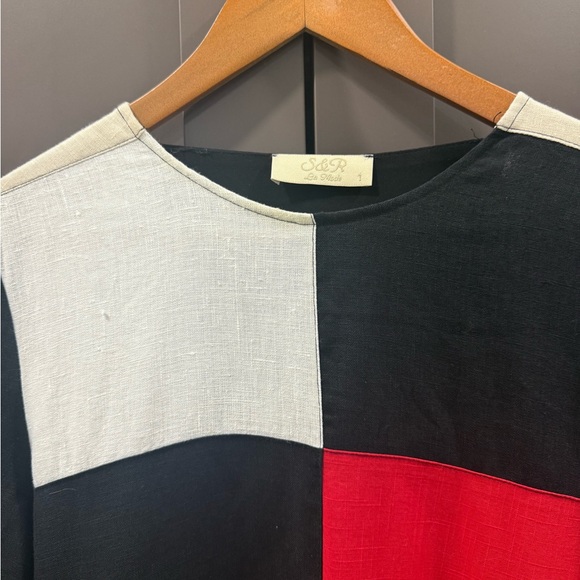 Color Block Maxi Dress - Picture 2 of 3